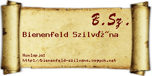 Bienenfeld Szilvána névjegykártya